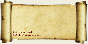 Anđela Dačić vizit kartica